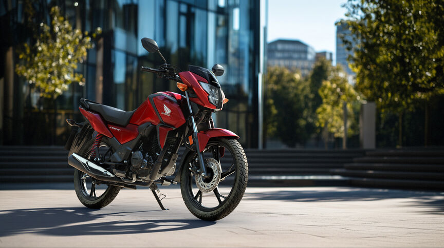 Honda CB125F #1 – kolor czerwony